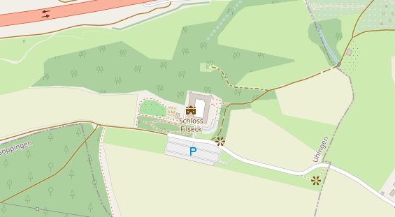 Restaurant auf Karte