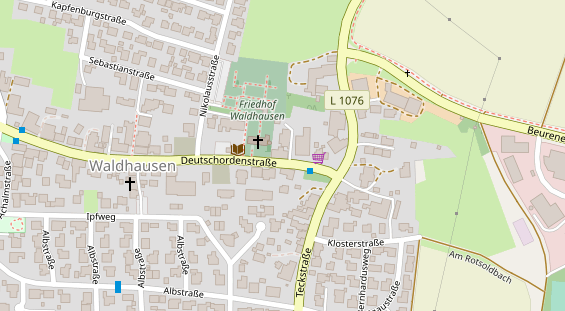 Restaurant auf Karte