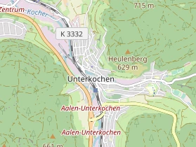 Restaurant auf Karte