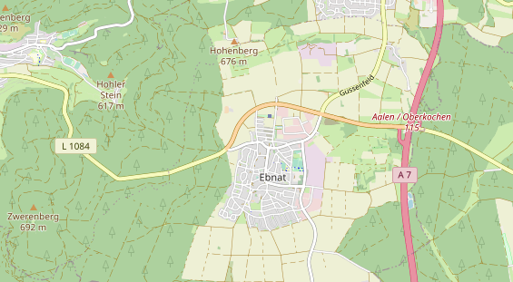 Restaurant auf Karte