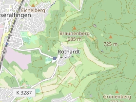 Restaurant auf Karte