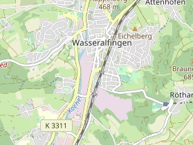 Restaurant auf Karte
