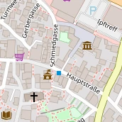 Restaurant auf Karte