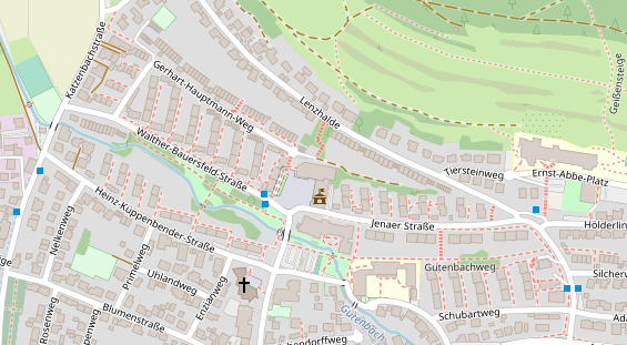 Restaurant auf Karte