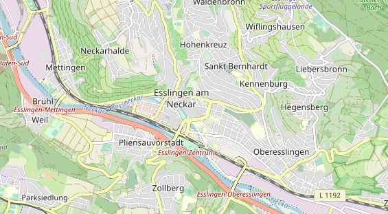 Restaurant auf Karte