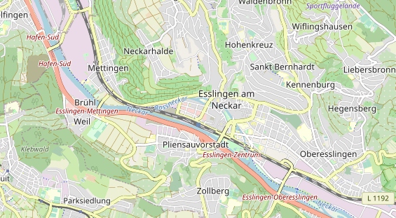 Restaurant auf Karte