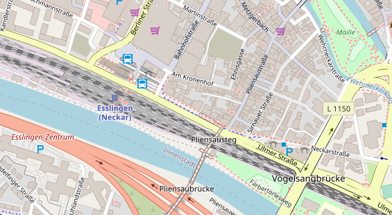 Restaurant auf Karte