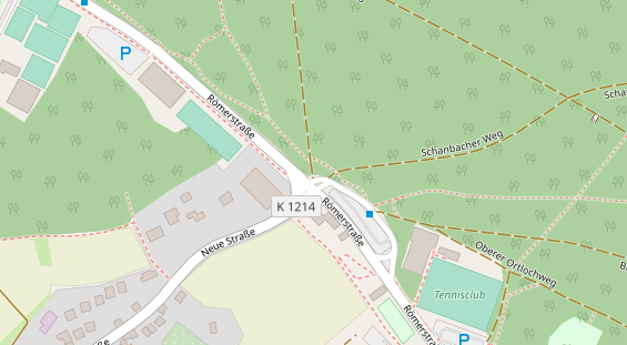 Restaurant auf Karte