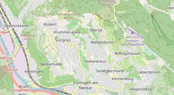 Restaurant auf Karte