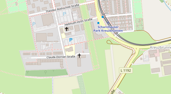 Restaurant auf Karte