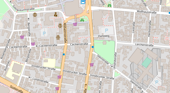 Restaurant auf Karte