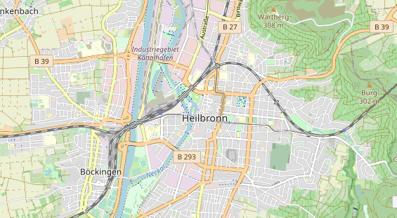 Restaurant auf Karte