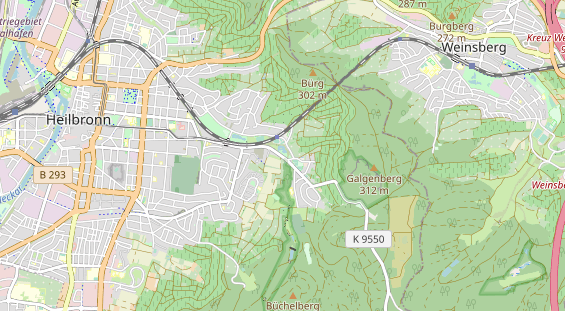 Restaurant auf Karte