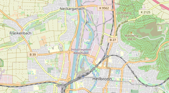 Restaurant auf Karte