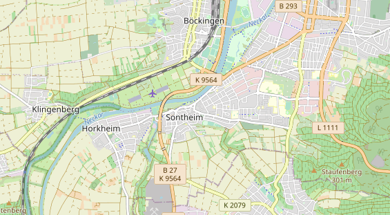 Restaurant auf Karte