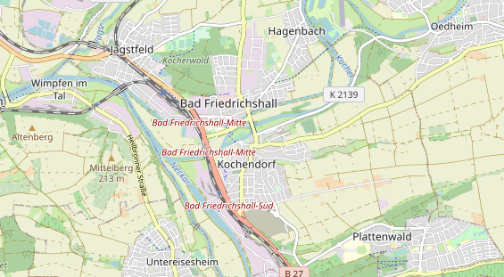 Restaurant auf Karte