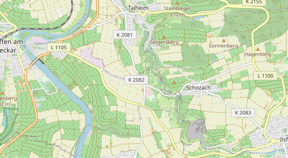 Restaurant auf Karte