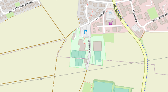 Restaurant auf Karte