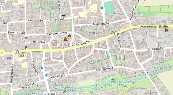 Restaurant auf Karte