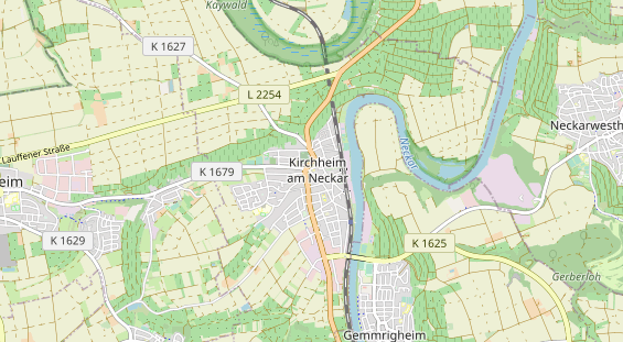 Restaurant auf Karte