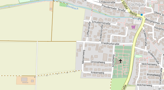 Restaurant auf Karte