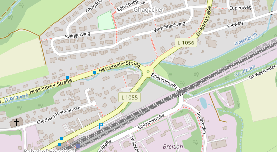 Restaurant auf Karte