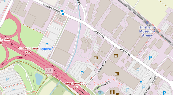 Restaurant auf Karte