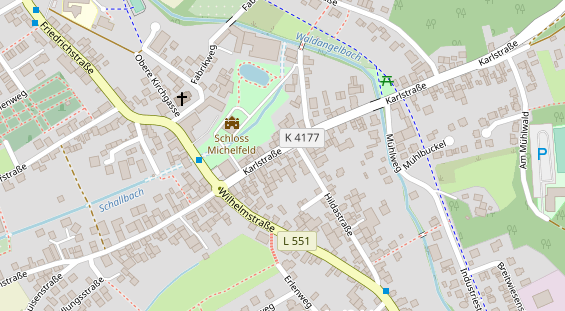 Restaurant auf Karte