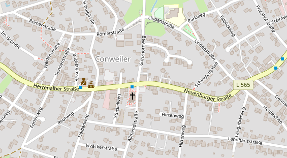 Restaurant auf Karte