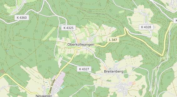 Restaurant auf Karte