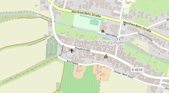 Restaurant auf Karte