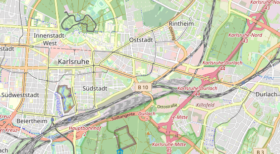 Restaurant auf Karte