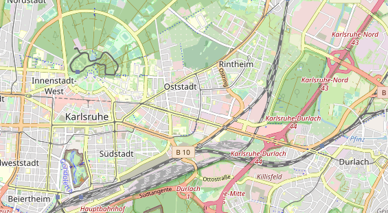 Restaurant auf Karte