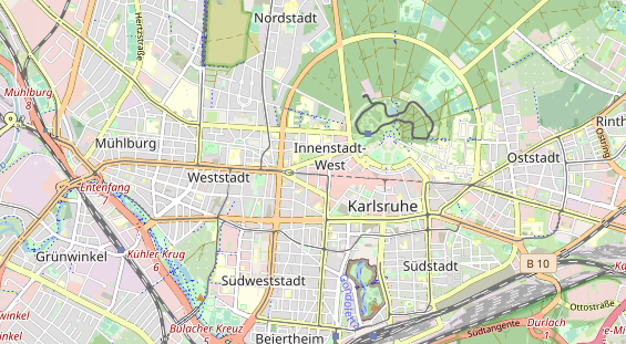 Restaurant auf Karte