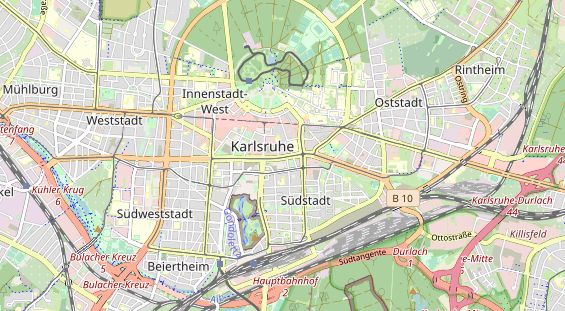 Restaurant auf Karte