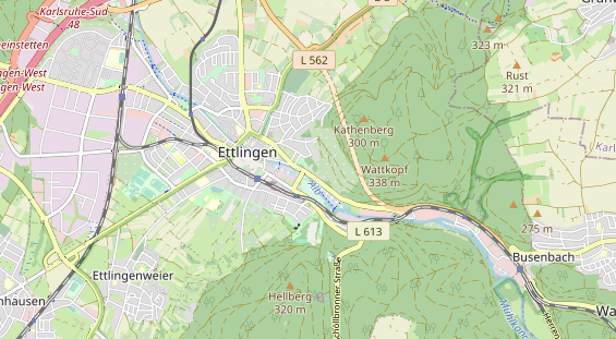 Restaurant auf Karte