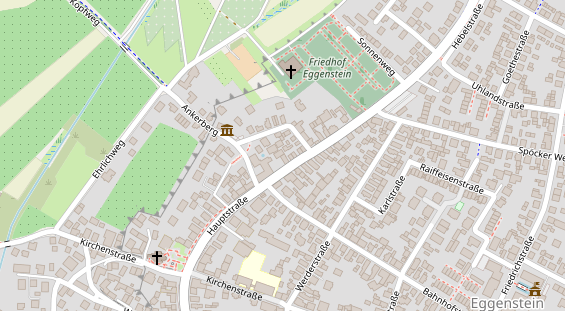 Restaurant auf Karte