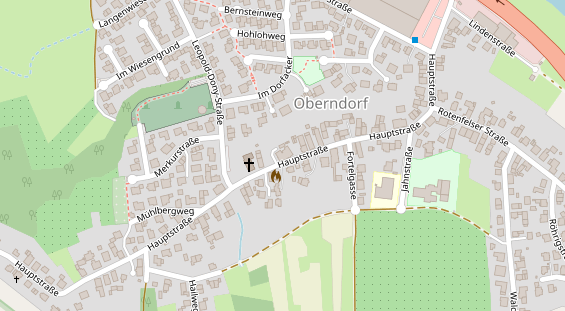 Restaurant auf Karte