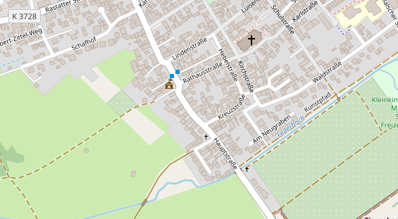 Restaurant auf Karte