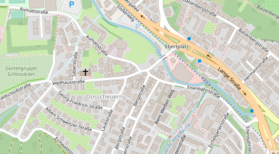 Restaurant auf Karte