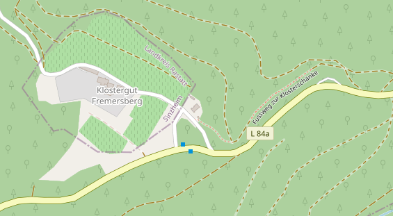 Restaurant auf Karte