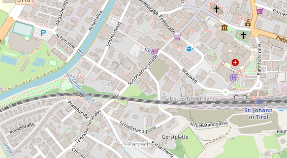 Restaurant auf Karte