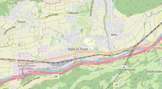 Restaurant auf Karte