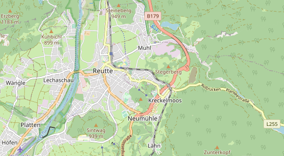 Restaurant auf Karte