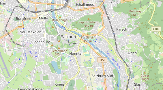 Restaurant auf Karte