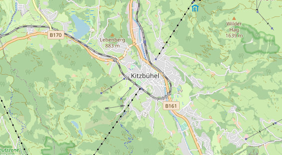 Restaurant auf Karte