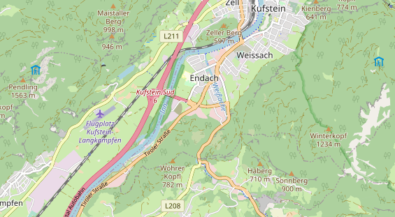 Restaurant auf Karte