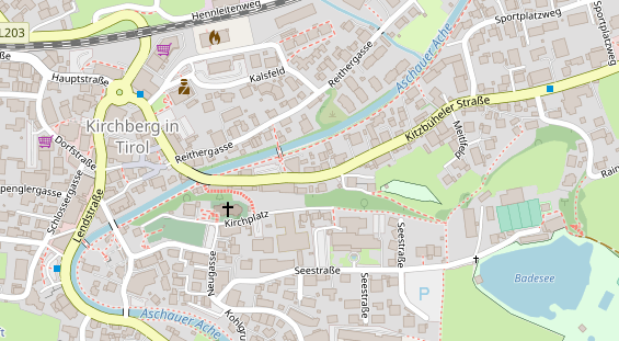 Restaurant auf Karte