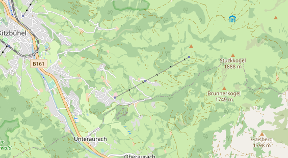 Restaurant auf Karte