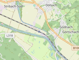 Restaurant auf Karte